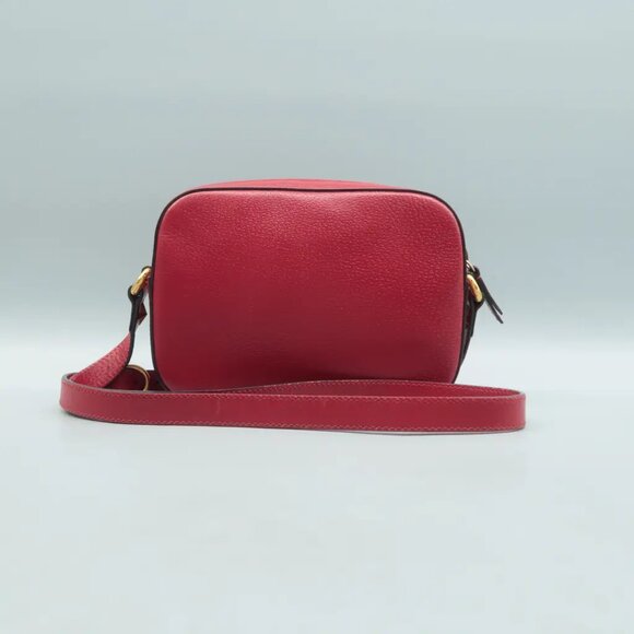 100% Authentic GUCCI Animalier Red Leather Shoulder Bag 571-091024 - Picture 2 of 12